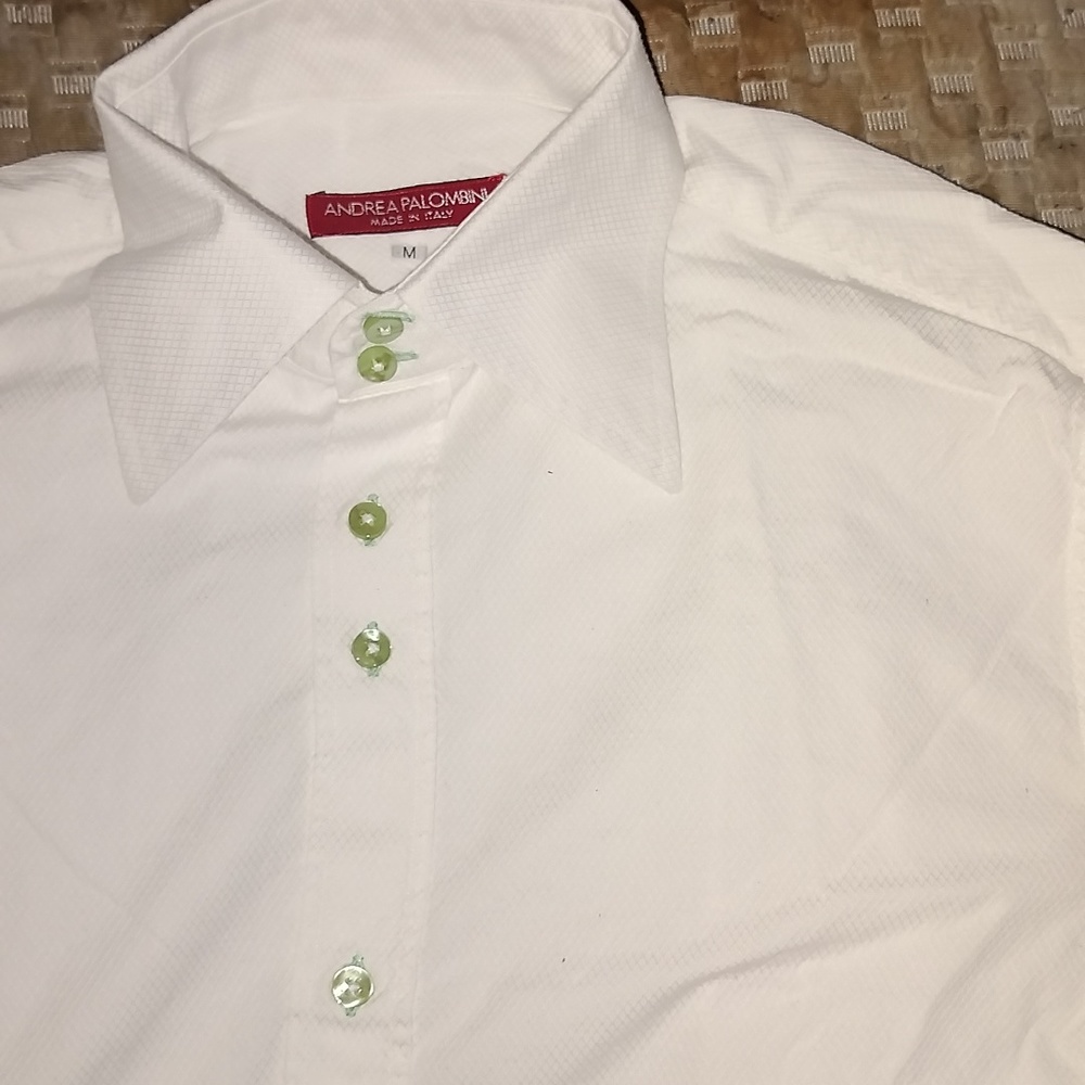 NWOT M Andrea Palombini Formal Dress Shirt MADE IN ITALY